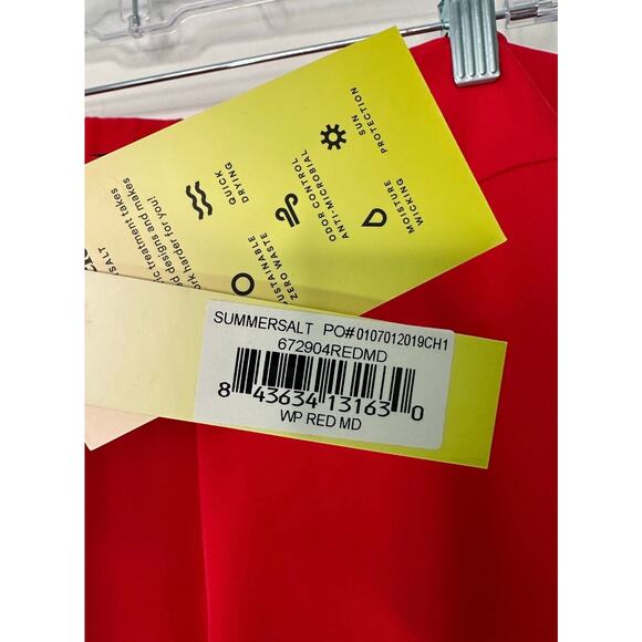 New with Tags Summersalt Red Lava The Perfect Wide Leg Pant Size Medium - Picture 4 of 16